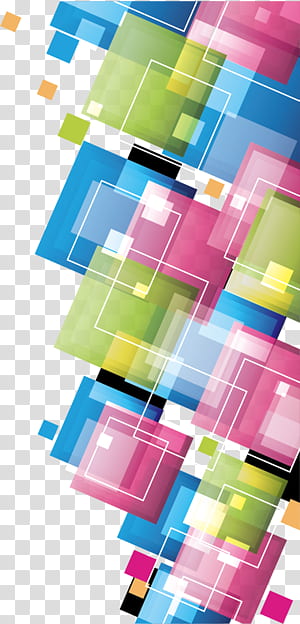  Geometri  Kotak  warna warni ilustrasi berbagai macam 