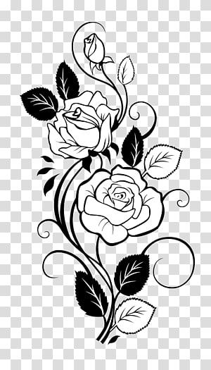 Mawar abu abu dalam ilustrasi mekar Lengan tato  Flash 