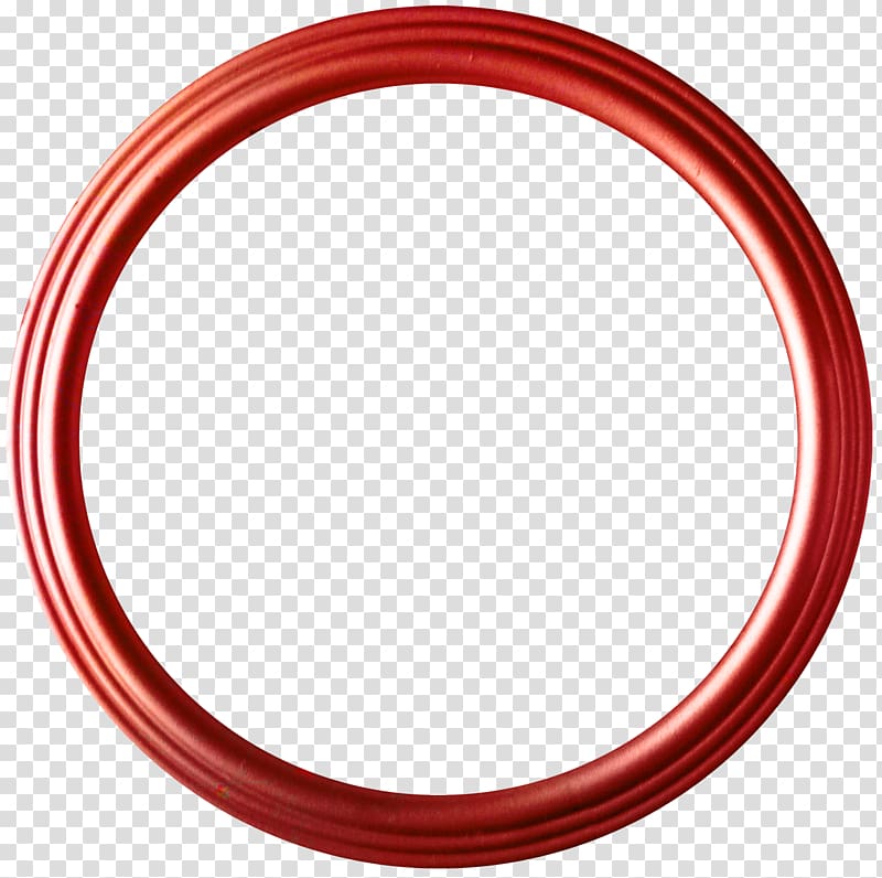 Stiker bingkai bulat merah  Lingkaran Bentuk Disk Merah  