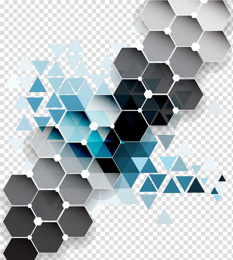 Geometri Segitiga, latar belakang berlian berwarna-warni, 3D abu-abu